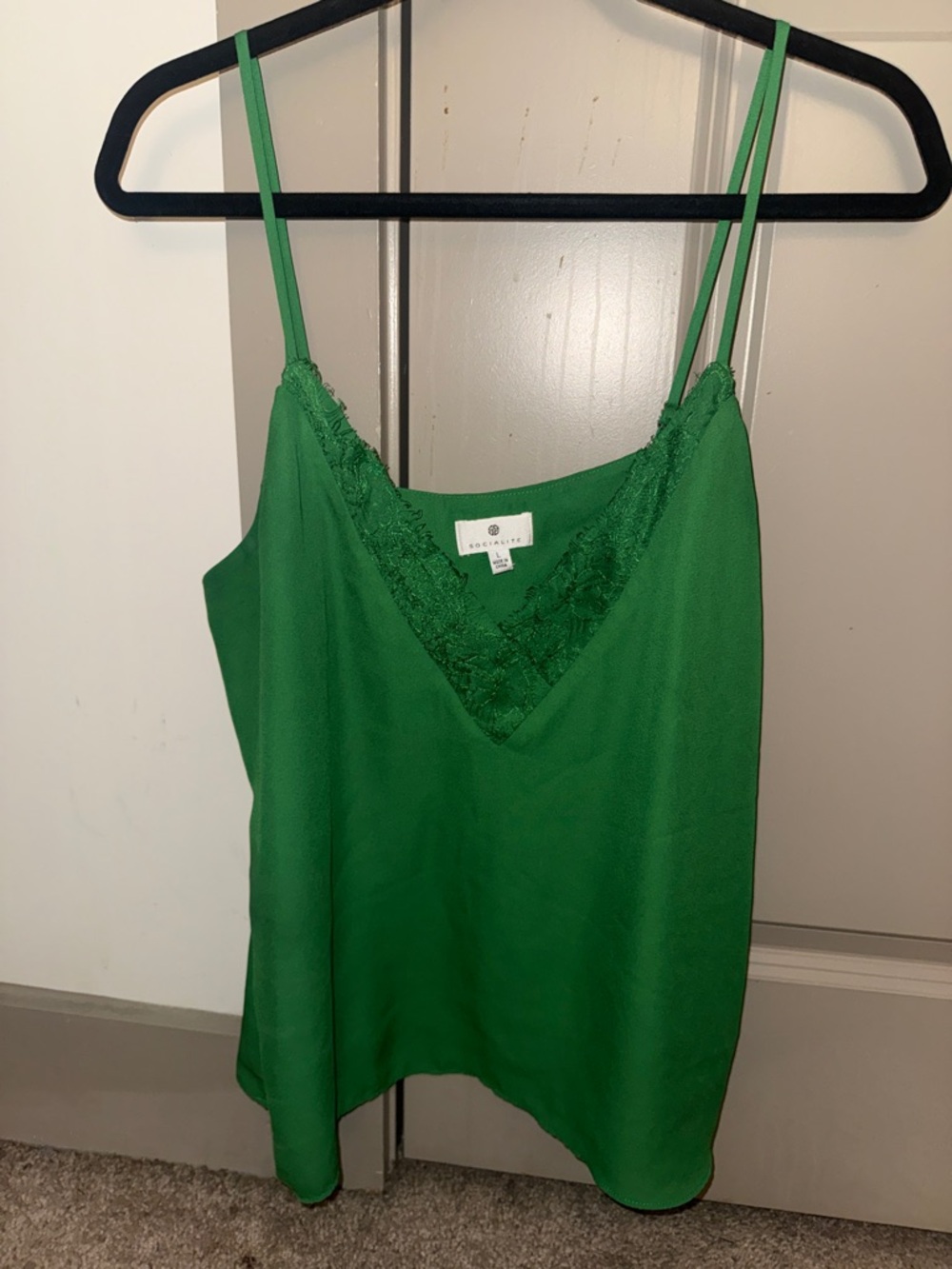 Green Camisole Top